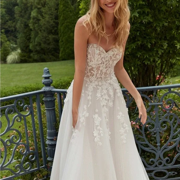 Mori Lee by Madeline Garder “Paulette” Wedding Gown
